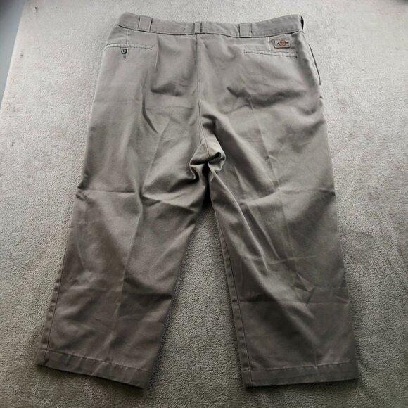 Dickies Mens Work Pants Size 40x30 Khaki Chino Straight Relaxed Tan Workwear - Picture 13 of 14